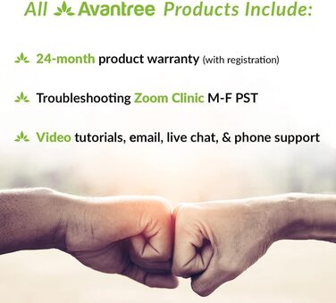 Навушники Avantree HF039 Over Ear для телевізора з довгим кабелем (5м), HiFi стерео, 3.5mm аудіовихід, регулювання гучності