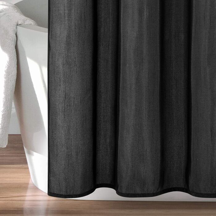 Шторка для душу Lush Decor Night Sky, 183 x 183 см, сірий та білий колір