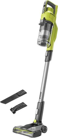 RYOBI акумуляторний пилосос 18V ONE+ безщітковий RSV18BL-0, 900 л/хв, 800 мл, без акумулятора та зарядного пристрою, зелений & антрацитовий