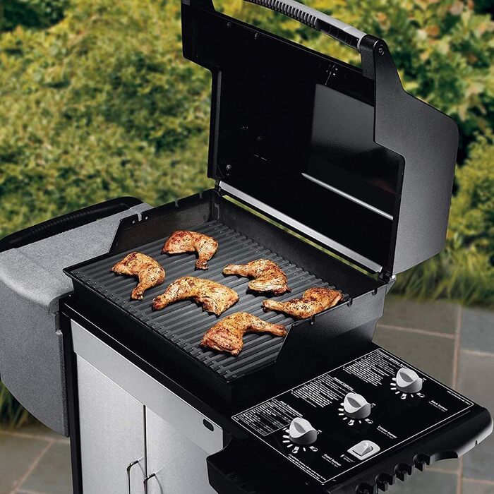 GFTIME решітка для гриля 44x30 см, емальована, для Weber Spirit E-310/E-320/S310/S320/700/900, Genesis Silver/Gold/Platinum B/C, заміна 65906/7525/7526/7527