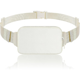 Поясна сумка MoKo для бігу та подорожей, нейлон, унісекс, з регульованим ремінцем та блискавкою (Бежевий)