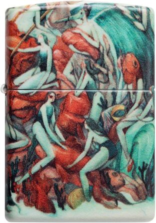 Запальничка Zippo 540 Color із малюнком Marija Tiurina, зелена, універсальний розмір