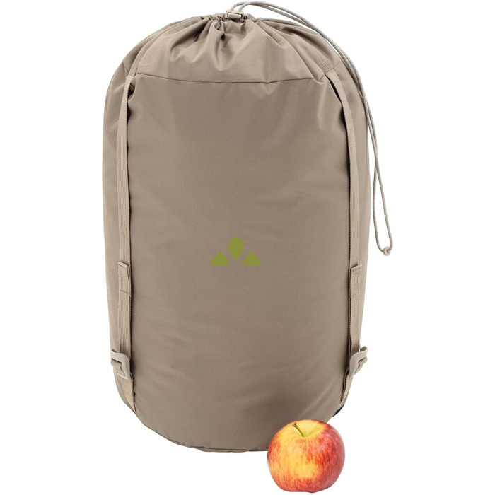 Спальний мішок VAUDE Sioux 800 II Blu: дихаючий, 3-сезонний, 2°C – 8°C, компактний, 220x80 см, для кемпінгу (внутрішній та зовнішній)