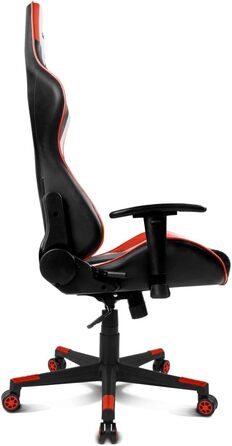 Ігрове крісло DRIFT DR175RED, екошкіра, 2D підлокітники, клас 4, чорний/червоний