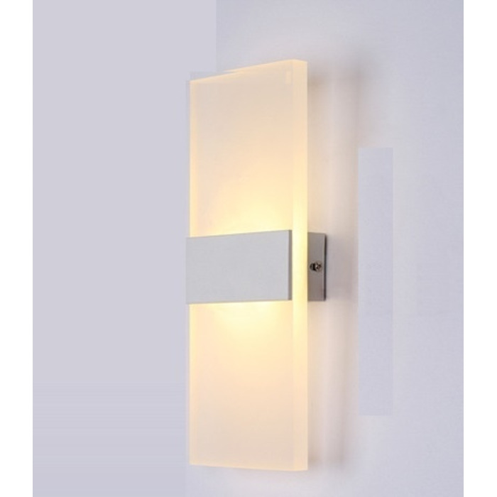 Сучасна LED-лампа в вітальню та коридор | Настінний світильник (бра) з акрилу, 18 Вт