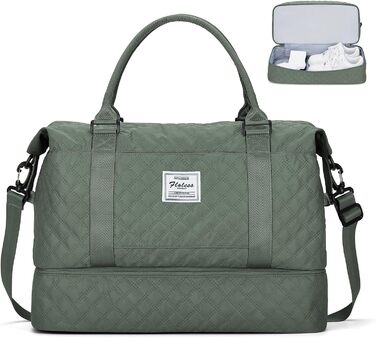 Спортивна сумка для подорожей Easyjet: водонепроникна дорожня сумка для жінок з відділенням для взуття, 47x37x22 см (38 л)