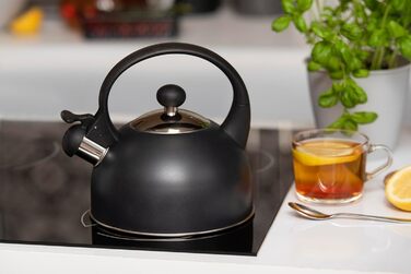 Чайник електричний Galicja Molly з нержавіючої сталі, 1.7л, зелений (антрацит)