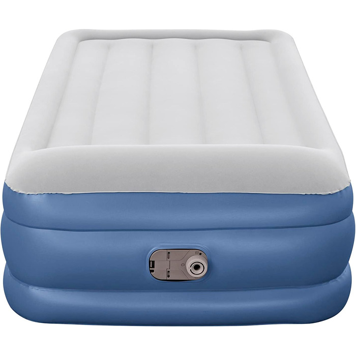 Надувний матрац Bestway TriTech Vento XL з електронасосом 191x97x46 см, синій