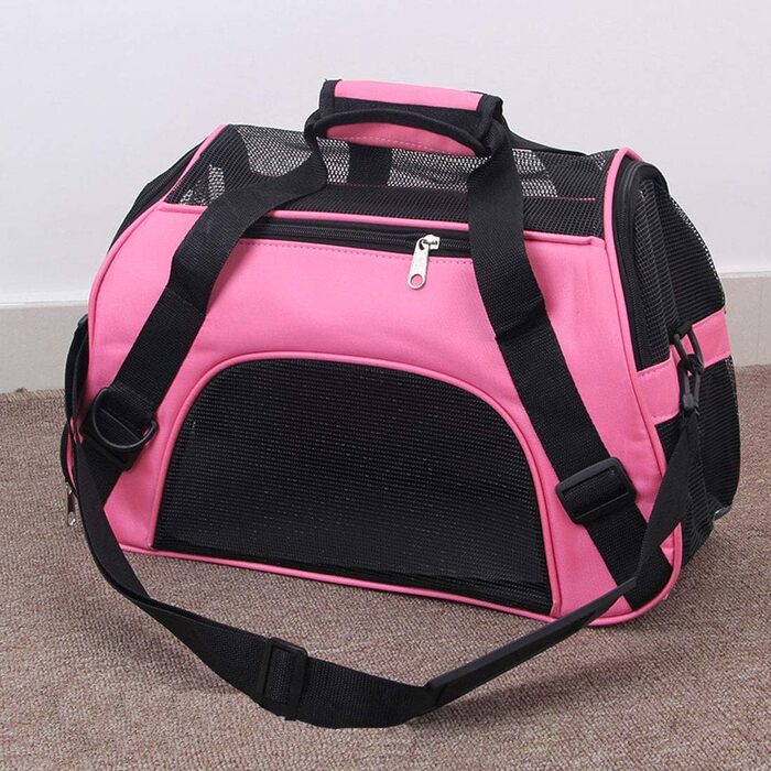 Транспортна сумка для котів та собак Levoberg: комфортна, для подорожей, розмір M (47 x 30 x 23 см)