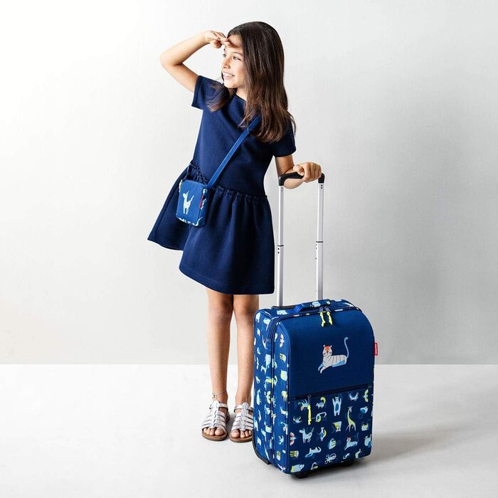 Дитячий чемодан на колесах reisenthel XS, легкий, Abc Friends Blue