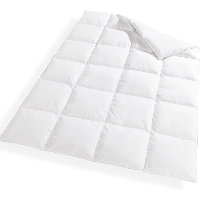 VitaloBett 135x200 cm Winter Down Duvet 100% Down Warmth Class 4 warm - Made in Germany - hypoallergenic 135 x 200 cm