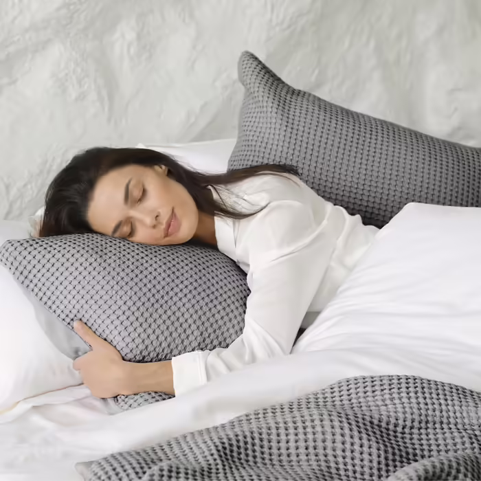 100% Cotton Pillowcases, Waffle Weave, 2-Pack, ultra-soft, cozy, and breathable, for Standard and King-size pillows, luxurious bed and pillowcases, durable and stylish, made in