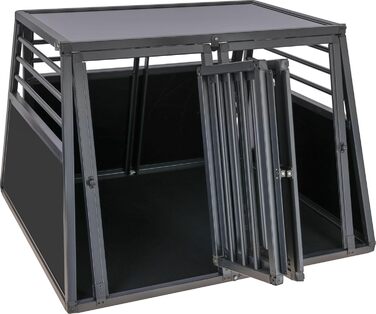 Kerbl Pet Транспортна переноска для собак Vacation, алюмінієва, з антиковзким килимком, 92x97x68 см