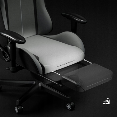 Ігрове крісло Diablo Chairs X-Starter, тканина, сіре