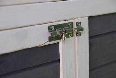 Будка для собак з масиву дерева, вологостійка, з дахом та вікном, розмір 130x118x108 см