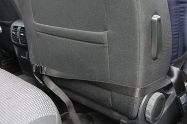 Автокрісло для собак Mayaadi-Home з штучної шкіри, 65x55x25 см, темно-сірий