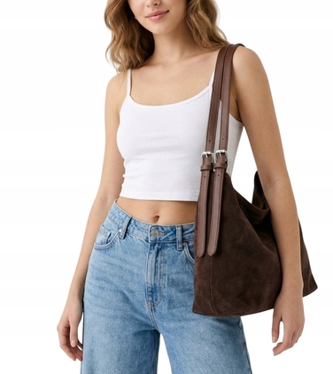 Сумка Terra Moda з екозамші, коричнева