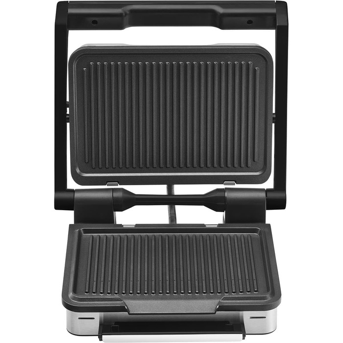 WMF Profi Plus Perfection Contact Grill - Electric Grill with 6 Programs, Sensor Technology, Non-Stick Coated Plates, Panini Grill, Matte Stainless Steel