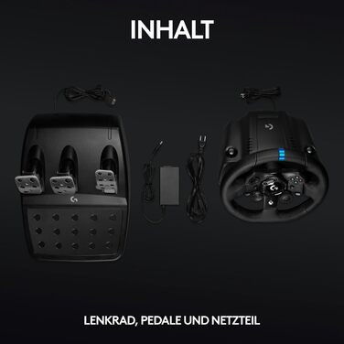 Руль Logitech G923 з педалями для Xbox, Xbox One та PC: TRUEFORCE, 1000 Гц, реактивні педалі, підтримка Dual Clutch Xbox | PC