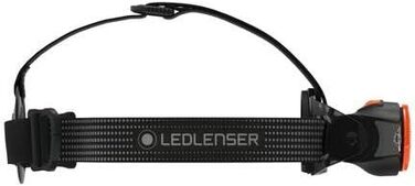 Налобний ліхтар Ledlenser MH11 Black/Orange, 1000 люмен, мультиколірний світлодіод, акумуляторний, фокусування, керування через додаток, для туризму та риболовлі