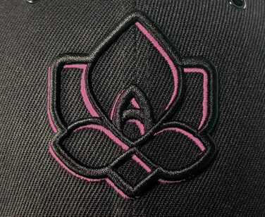 Кепка Nebelkind Snapback Steini Der Keller, універсальний розмір, регульована, чорно-рожева, для чоловіків та жінок