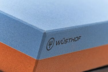 Двосторонній точильний камінь WÜSTHOF J400/2000 (зернистість 1000/3000), 15 x 5 x 2,5 см, чорний/зелений
