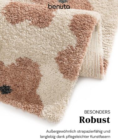 Дитячий килим Benuta Lytte Gobi Рожевий 80x150 см, прямокутний, з дитячим малюнком, штучне волокно, скандинавський стиль