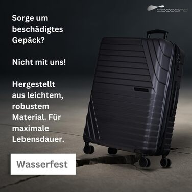Валіза Cocoono Hartschalenkoffer XL: велика, 95-104L, 8 коліс, ABS, TSA-замок, телескопічна ручка, антрацит