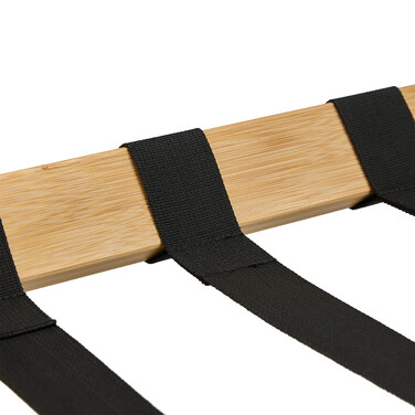Relaxdays Bamboo Luggage Rack