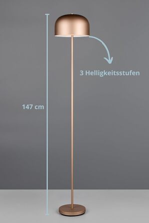 LED настільна лампа Julien: акумуляторна, USB-C, сенсорне керування, Ø 12 см, металева, 1.5W