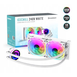 Система рідинного охолодження процесора GameMax IceChill 240V, Білий