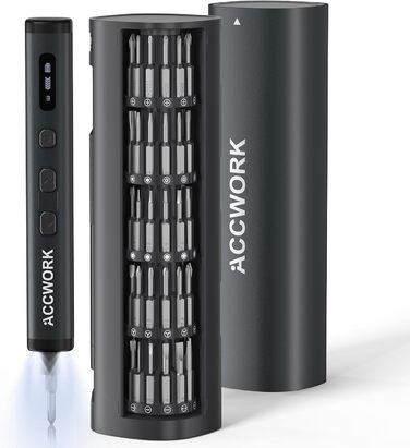 Електрична викрутка 78 в 1 з LED екраном та 72 бітами S2 для ремонту ноутбуків, окулярів, годинників