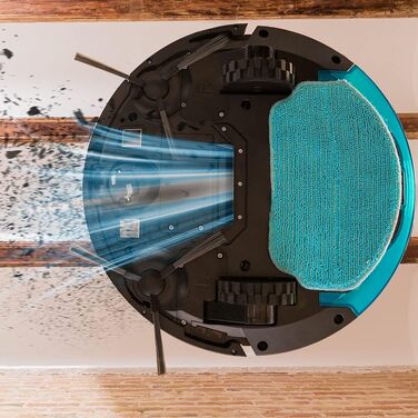 Робот-пилосос Cecotec Conga M10: 7000 Pa, 160 хв роботи, гіроскоп, захист від падіння, Wi-Fi керування