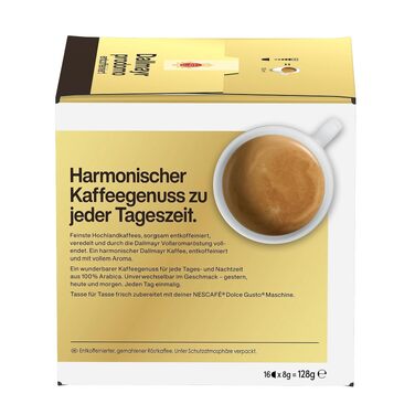 Кавові капсули NESCAFÉ Dolce Gusto Dallmayr Prodomo без кофеїну, 48 капсул (3 упаковки по 16 шт), 128 г