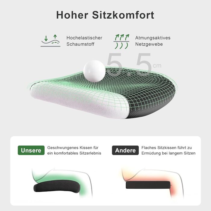 Зручний складаний стілець для кемпінгу Caliyo: стілець-крісло для відпочинку на природі, риболовлі та подорожей (120 кг)