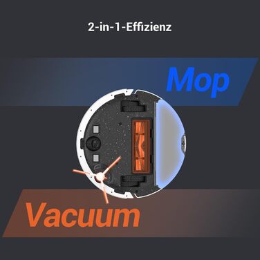 EZVIZ Робот-пилосос 3-в-1 з автоматичним випорожненням, WiFi, LiDAR навігація, розпізнавання перешкод, 4000 Па потужність всмоктування, керування через APP/Alexa/Google