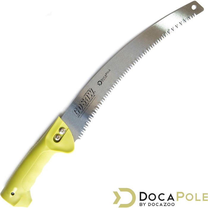 Телескопічна пилка для гілок DOCAZOO DocaPole 3,5 м з насадкою GoSaw — розсувна штанга для обрізки дерев, ручна та подовжувальна пилка-триммер