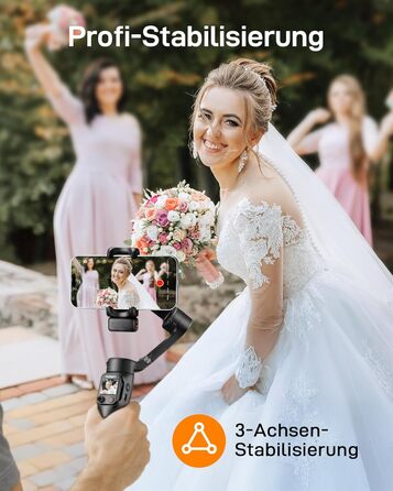 iSteady V3 Ultra: Стабілізатор для смартфона з AI-трекером, сенсорним екраном та інтегрованою штангою. Ідеальний для зйомки Vlog та TikTok