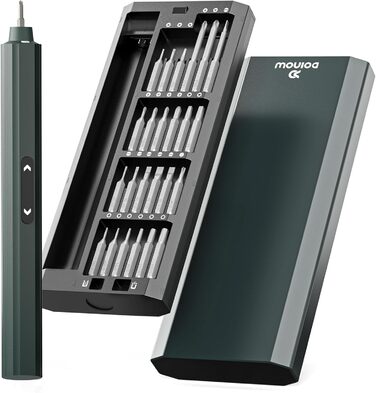 Мініатюрний електричний набір викруток DOINOW, прецизійний електричний викрутка з 48 бітами, LED-підсвічуванням, акумуляторний, для ремонту iPhone, ноутбуків, окулярів, годинників