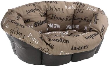 Килимок для собак та котів Ferplast SOFA 'CUSHION' - м'який, зручний, з бавовняною подушкою, сірий, 85 x 62 x 28,5 см