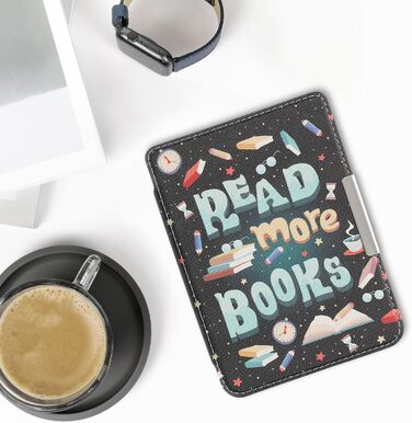 Чохол-книжка kwmobile для Tolino Shine 3 - яскравий чохол для eReader, блакитний, жовтий, зелений