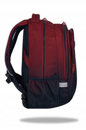 Багатовідсінковий шкільний рюкзак CoolPack, 21 л (червоний, синій)