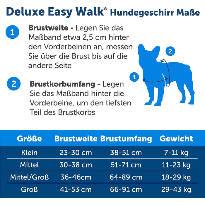 Шлейка PetSafe Easy Walk Deluxe для собак середніх та великих порід, без натягу, з м'якою підкладкою, з повідком 1.8 м, океаново-блакитний/чорний колір