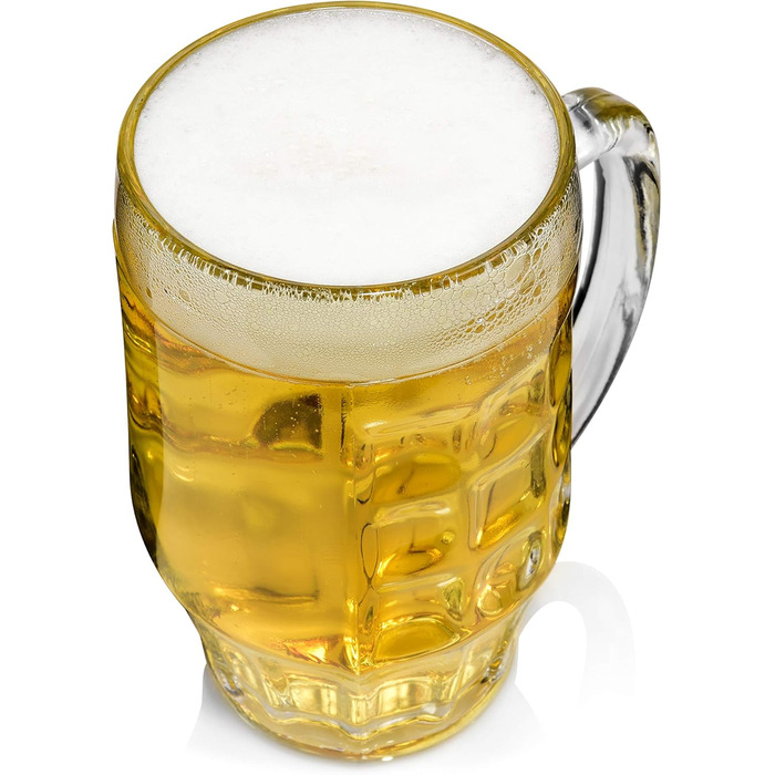 Склянка для пива Bormioli Rocco Malles Bierseidel 325 мл, 6 шт. з мірною шкалою 250 мл