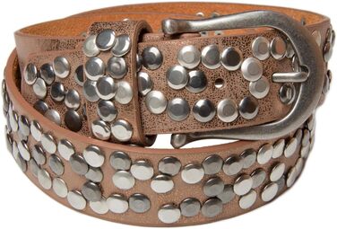 Жіночий ремінь StyleBREAKER з різними заклепками, штучна шкіра, бронзовий, регульований