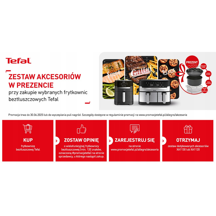 Аерофритюрниця Tefal Easy Fry & Grill EY505815, чорна