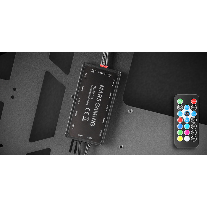 Корпус Semi-Tower ATX Mars Gaming MCTITANW, Білий