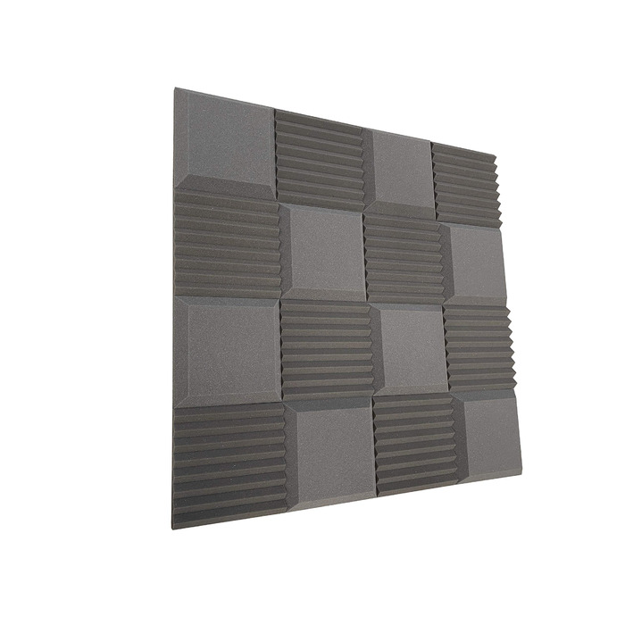 Акустичні шумопоглинаючі панелі Studio-Dämmplatten від Advanced Acoustics, пінополіуретан, 30.5 см, NRC 0.80 (1.48 кв.м), 16 шт.