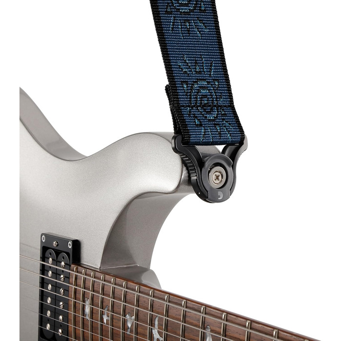 Струни для гітари D'Addario Auto-Lock Vintage Planet Waves, колір Зелений/Синій (6.35 мм)