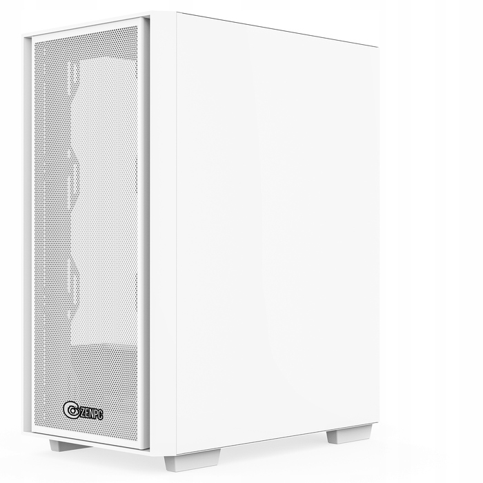Корпус ZENPC Z1 Mesh TG Midi Tower, білий